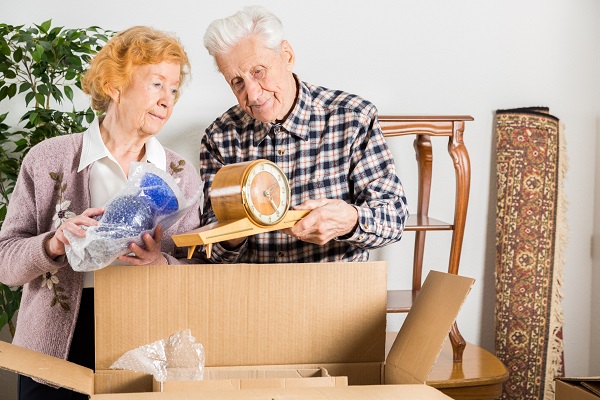 Relocation: Senior adult moving house